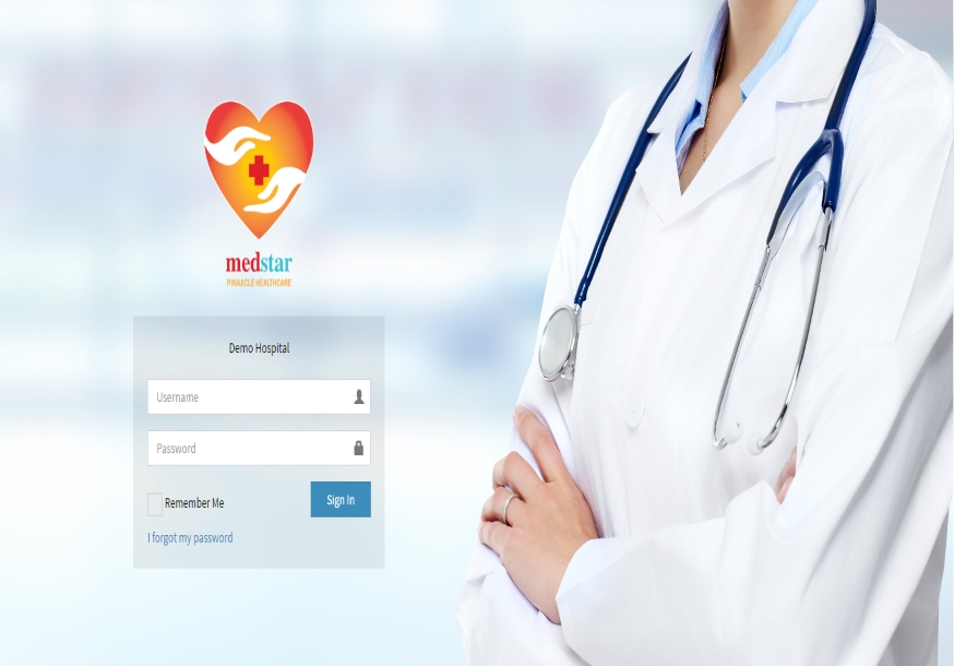 web based hospital management system demo
